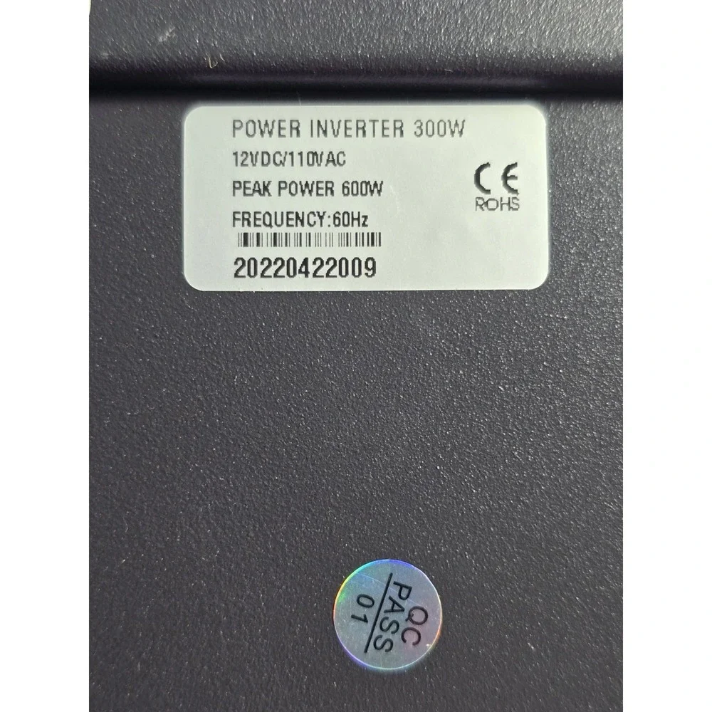 NWJNE 300W Power Inverter Pure Sine Wave DC12v AC110v 60HZ USB5v